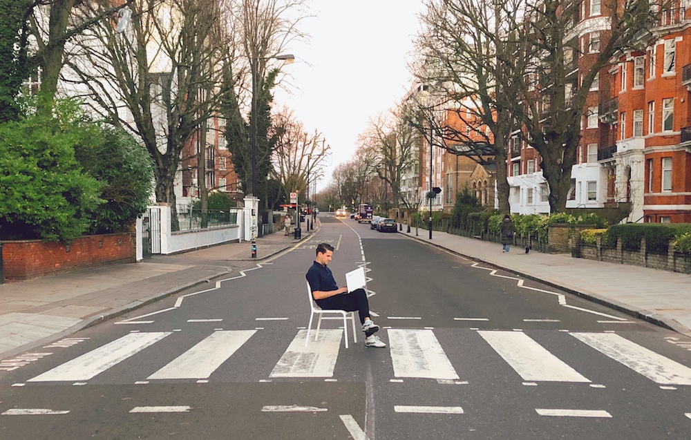 John Butcher at Abbey Road